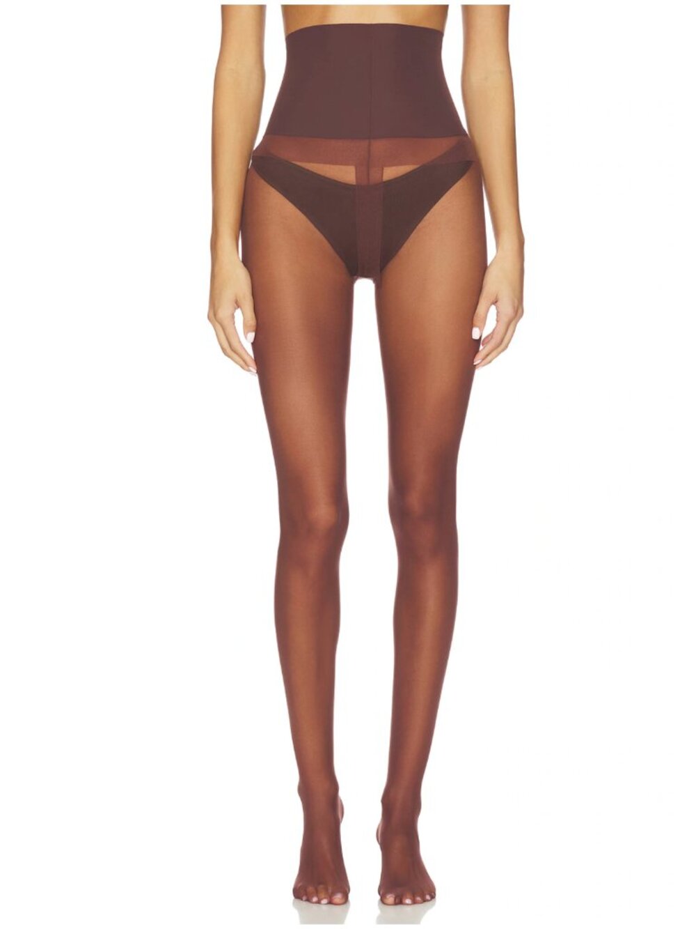 NEW XL Commando Premier Sheer Tights in Oxblood Red High Waist Stockings
